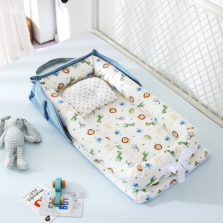 Baby Portable Foldable Cot Travel Bed Newborn Safety Bed Sleep By Your Side Baby Nest Lounger