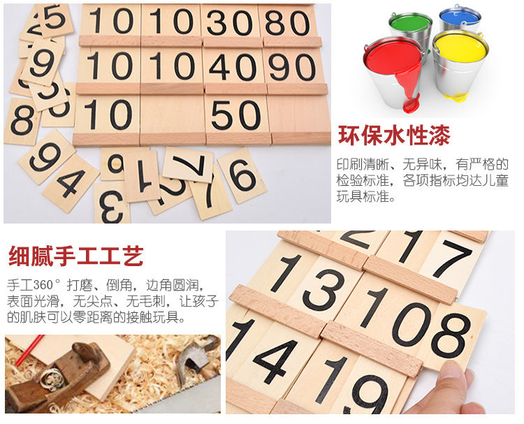 Montessori Learning Toys Clearance Sale 3 Years + 10-99 Counting Board - quixoticmuses