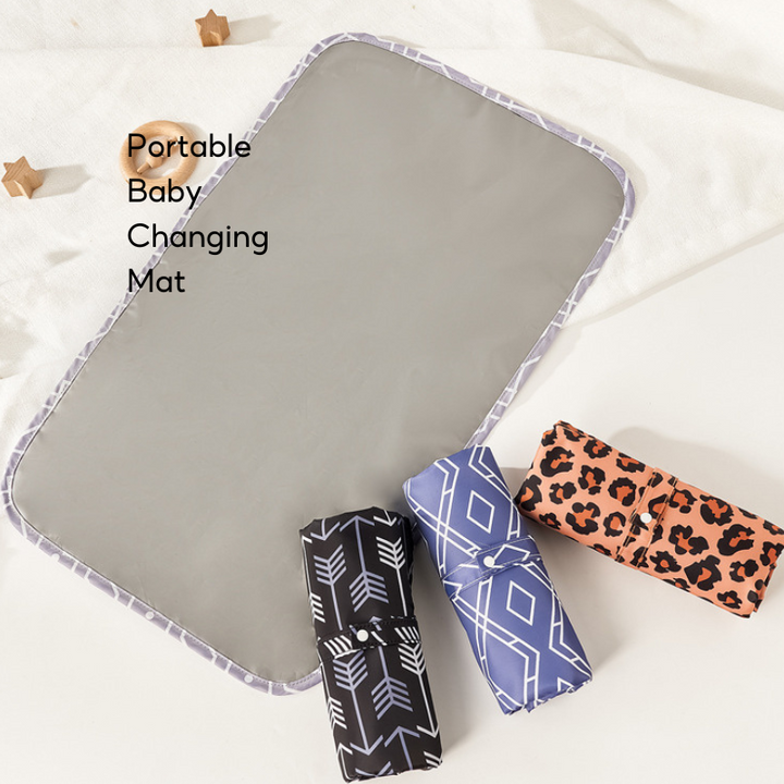 Baby Print Portable Diaper Changing Pad Waterproof Travel Changing Mat