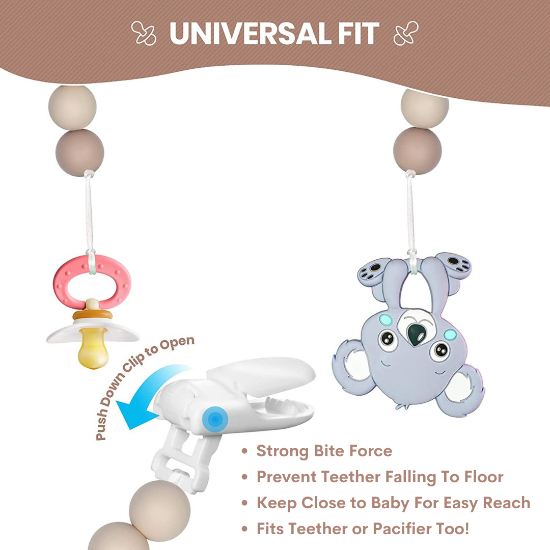 Pastel Rainbow Baby Silicone Teether Set - quixoticmuses