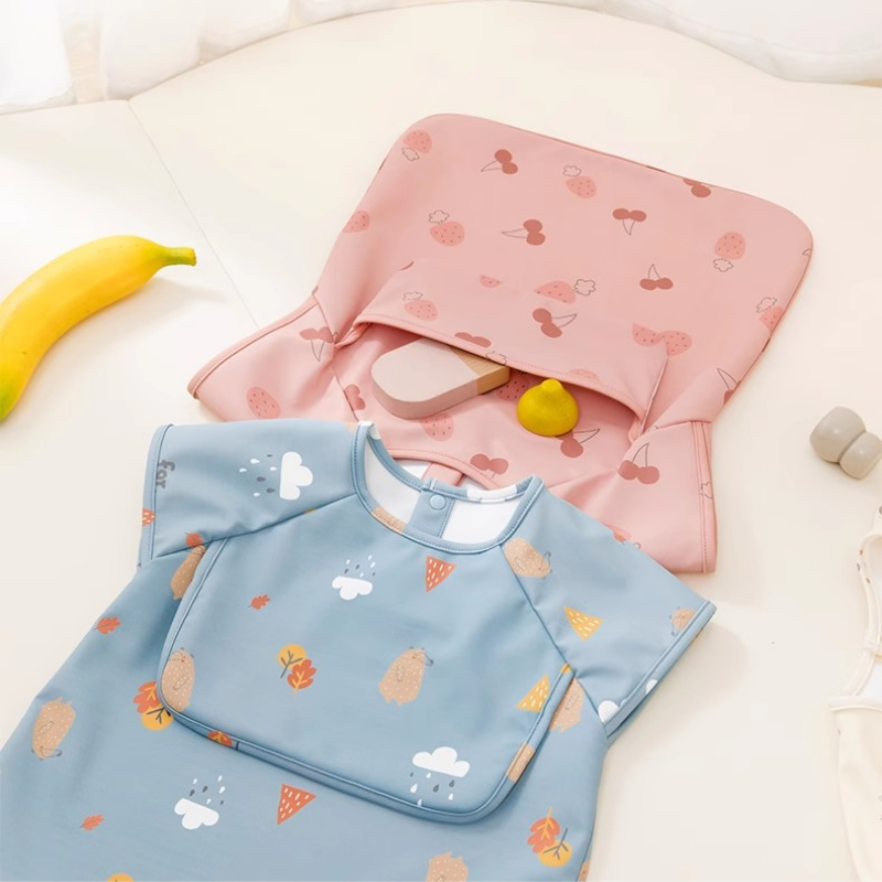 Baby Sleeveless Smock Waterproof PU Coverall