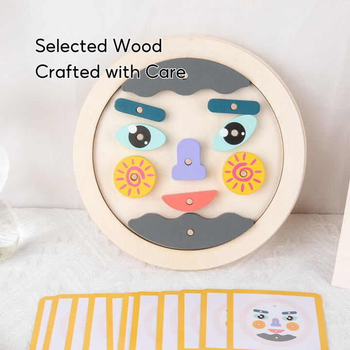 Wooden Face-Changing Toy 3 Years +