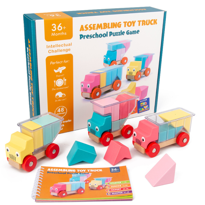 Assembling Toy Truck Preschool Puzzle Game 3 Years +