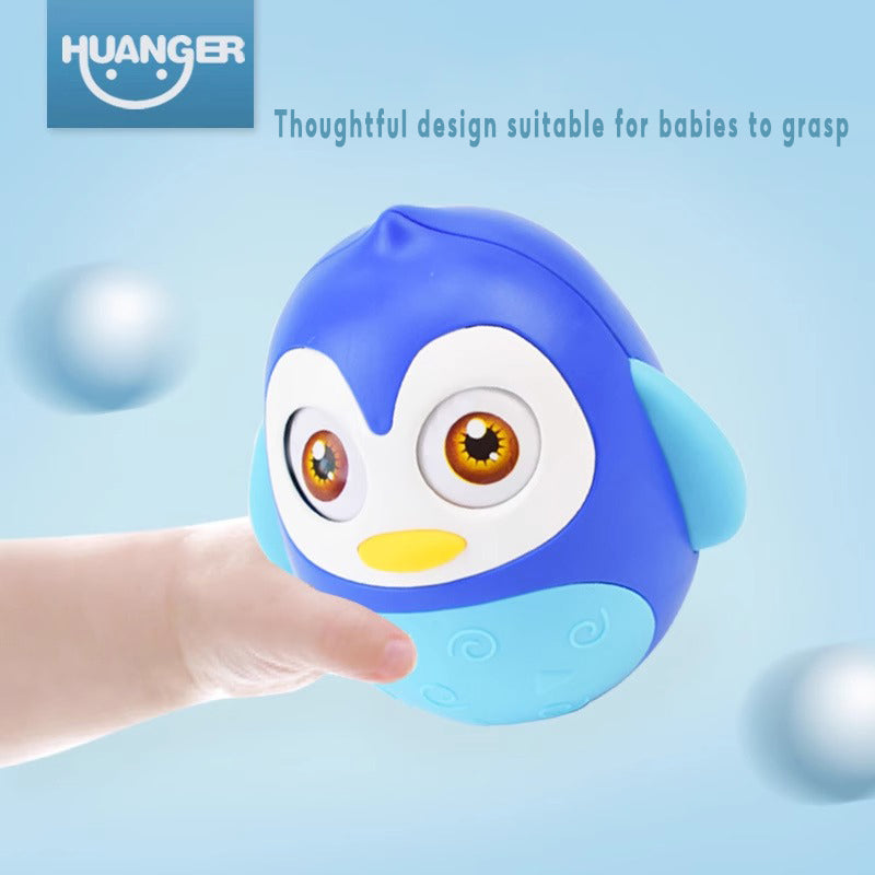 Huanger Penguin Tumbler Roly-poly Toy Baby Children Gift Early Education Toys - quixoticmuses