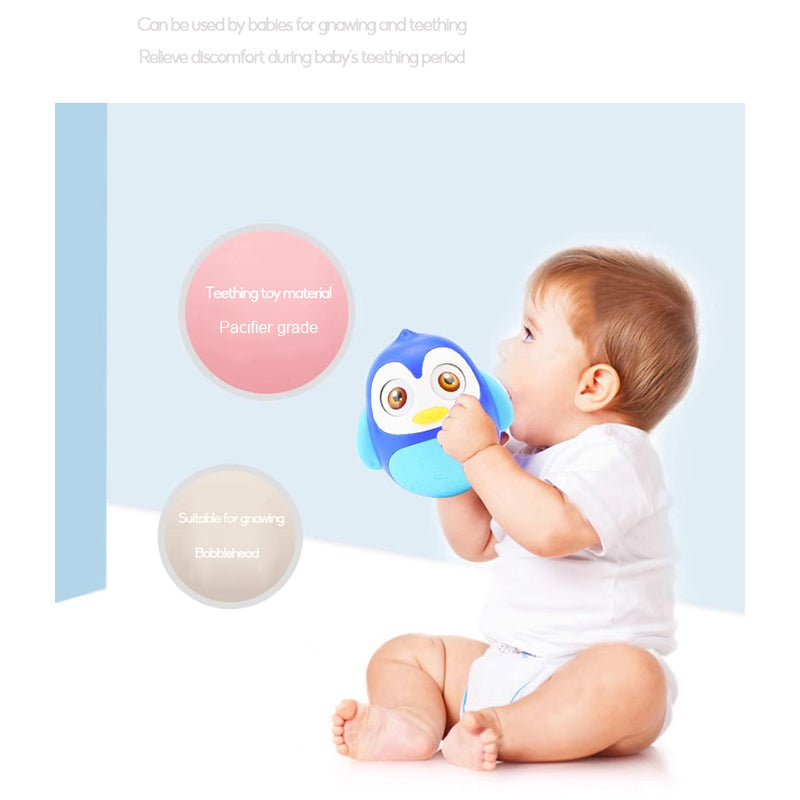 Huanger Penguin Tumbler Roly-poly Toy Baby Children Gift Early Education Toys - quixoticmuses