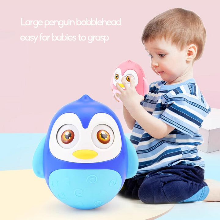 Huanger Penguin Tumbler Roly-poly Toy Baby Children Gift Early Education Toys - quixoticmuses