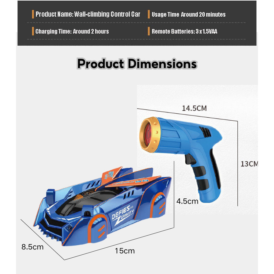 Light-Sensing Tracing Wall-Climbing Car 3 Years +