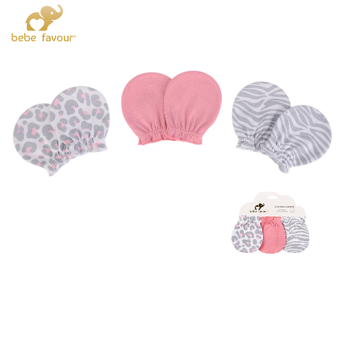 Baby 3 Pairs Scratch Mitten Set MP73608 - quixoticmuses