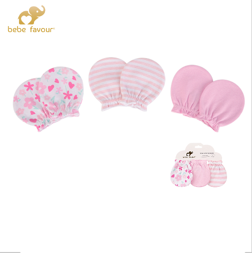 Baby 3 Pairs Scratch Mitten Set MP73611 - quixoticmuses