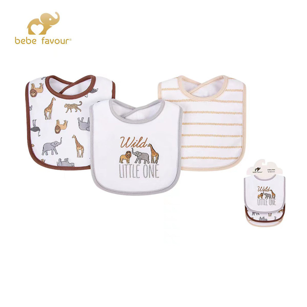 Baby 3 Pcs Interlock Bibs Set BP41434 - quixoticmuses