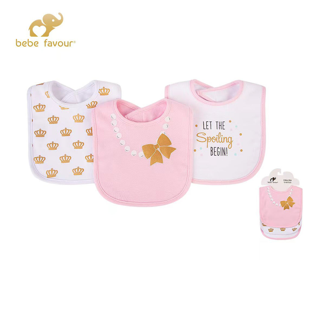 Baby 3 Pcs Interlock Bibs Set BP41436 - quixoticmuses