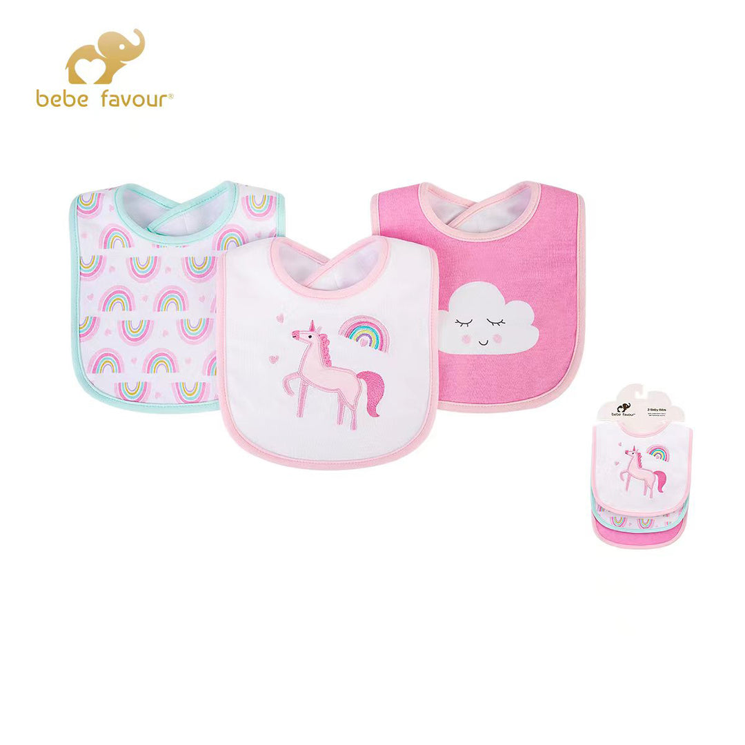 Baby 3 Pcs Interlock Bibs Set BP41437 - quixoticmuses