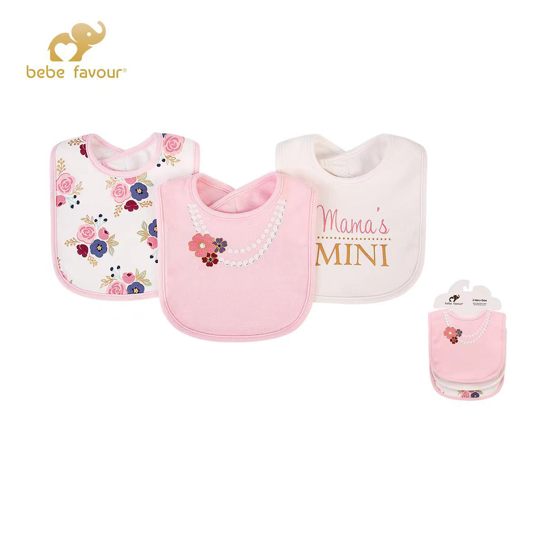 Baby 3 Pcs Interlock Bibs Set BP41438 - quixoticmuses