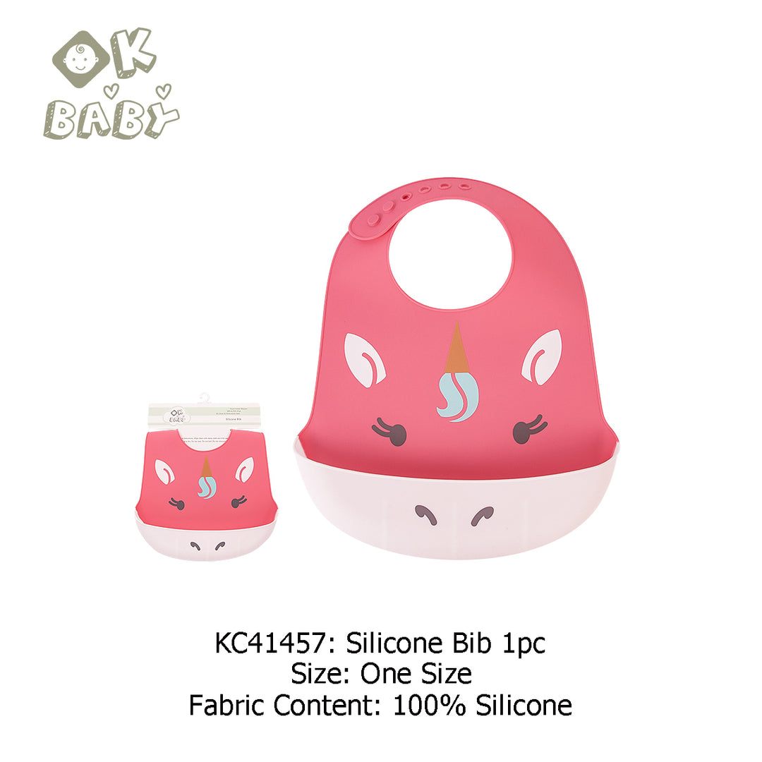 Baby Silicone Bib Unicorn KC41457 - quixoticmuses