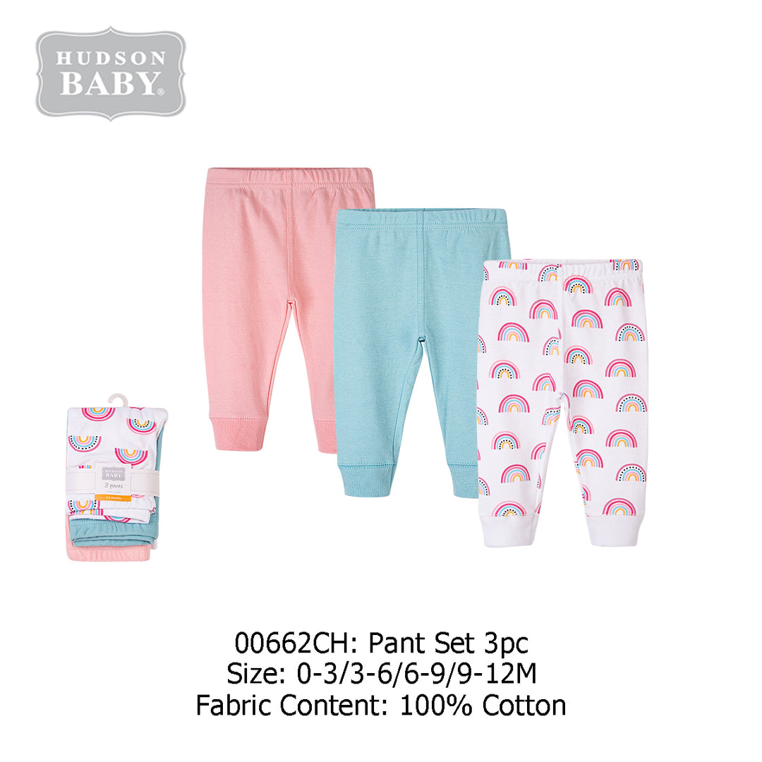 Hudson Baby Boys Pants 3 Pairs Pack 00662CH - quixoticmuses