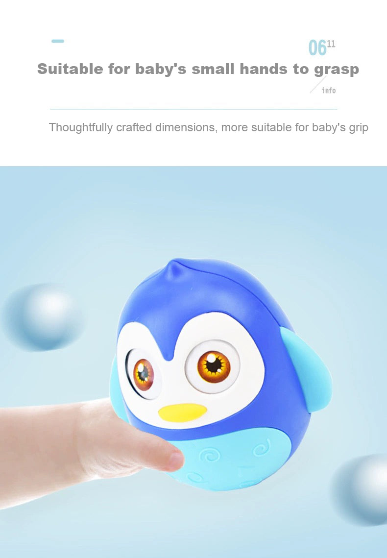 Huanger Penguin Tumbler Roly-poly Toy Baby Children Gift Early Education Toys - quixoticmuses