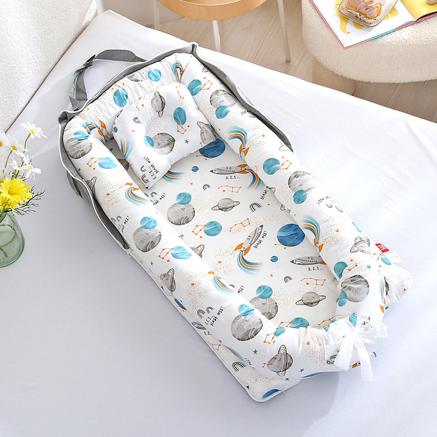 Baby Portable Foldable Cot Travel Bed Newborn Safety Bed Sleep By Your Side Baby Nest Lounger