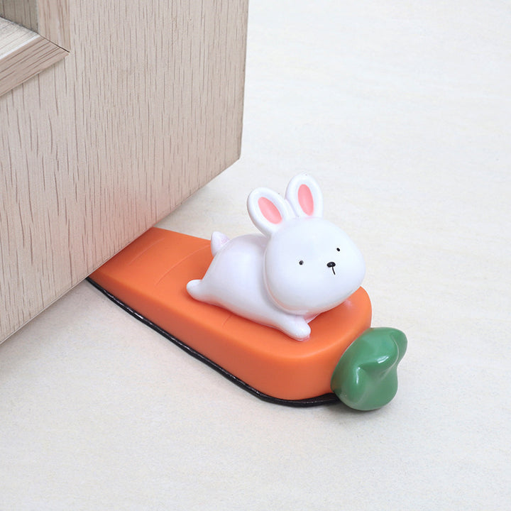 Baby Kids Childproof Non-slip Soft Rubber Epoxy Anti-pinch Door Stopper - quixoticmuses