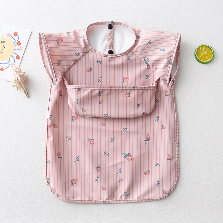 Baby Sleeveless Smock Waterproof PU Coverall