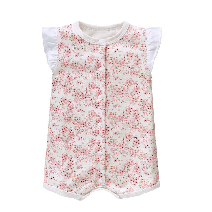 Baby Girl Pink Floral Romper