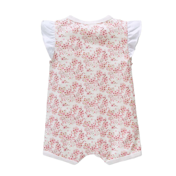 Baby Girl Pink Floral Romper