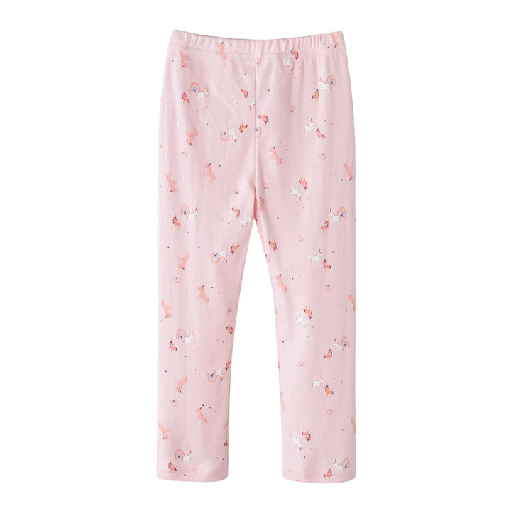 Baby Kids Pajamas Pink Unicorn Top n Pants Set