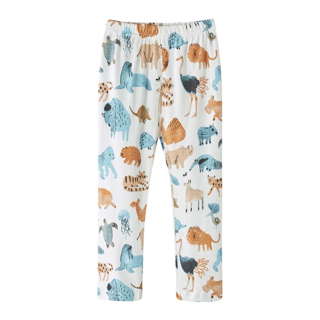 Baby Kids Pajamas Zoo Animals Top n Pants Set