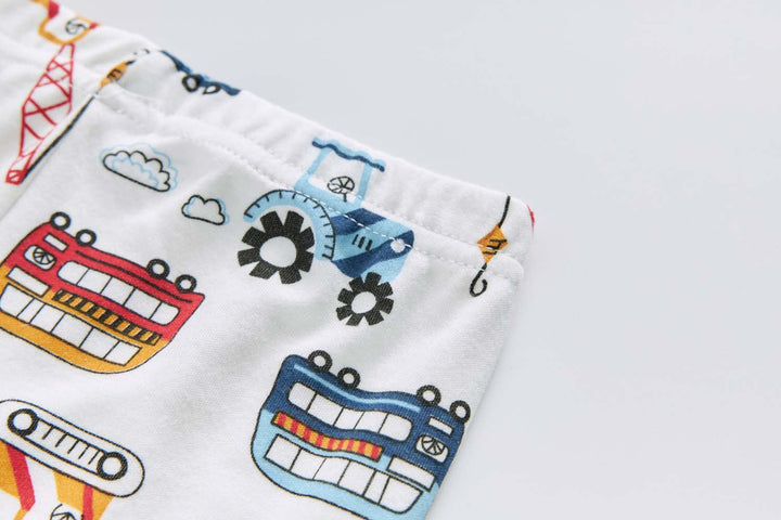 Baby Kids Pajamas Vehicles Top n Pants Set