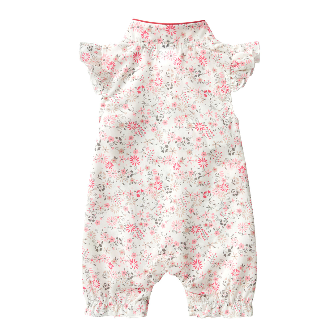 Blossom Harmony Collection Baby Girl Pink Little Flowers Cheongsam Romper Family Wear 0825 - quixoticmuses