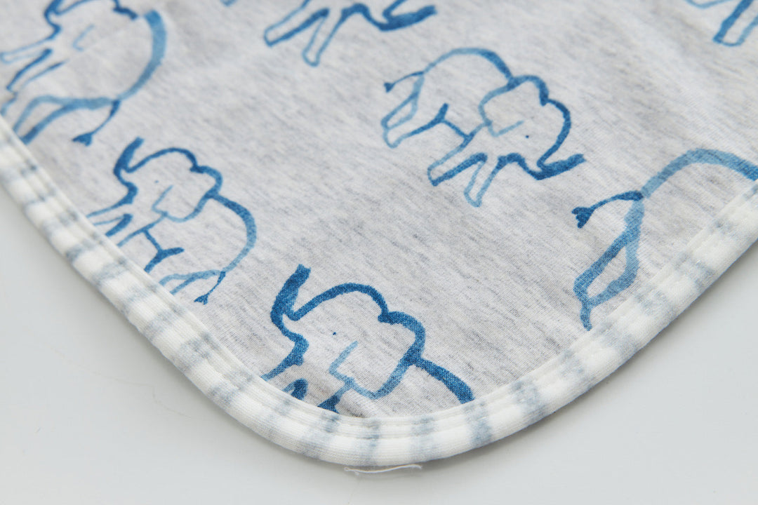 Infant Transition Swaddle w Arm Freedom 2-Way Zipper Elephant - quixoticmuses