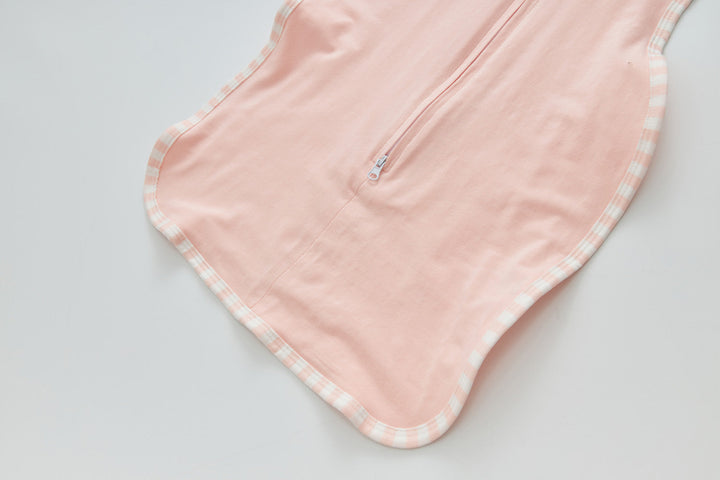 Infant Transition Swaddle w Arm Freedom 2-Way Zipper Pink - quixoticmuses