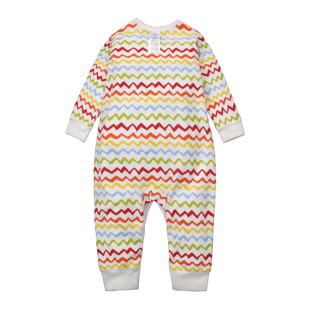 Baby Sleepsuit Colorful Waves Jumpsuit All In One - quixoticmuses