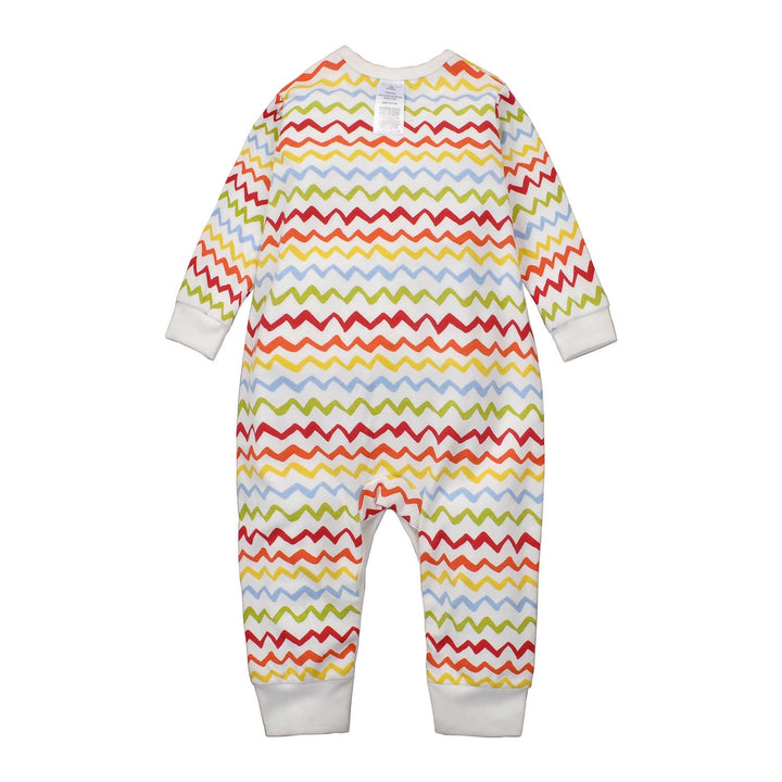 Baby Sleepsuit Colorful Waves Jumpsuit All In One - quixoticmuses