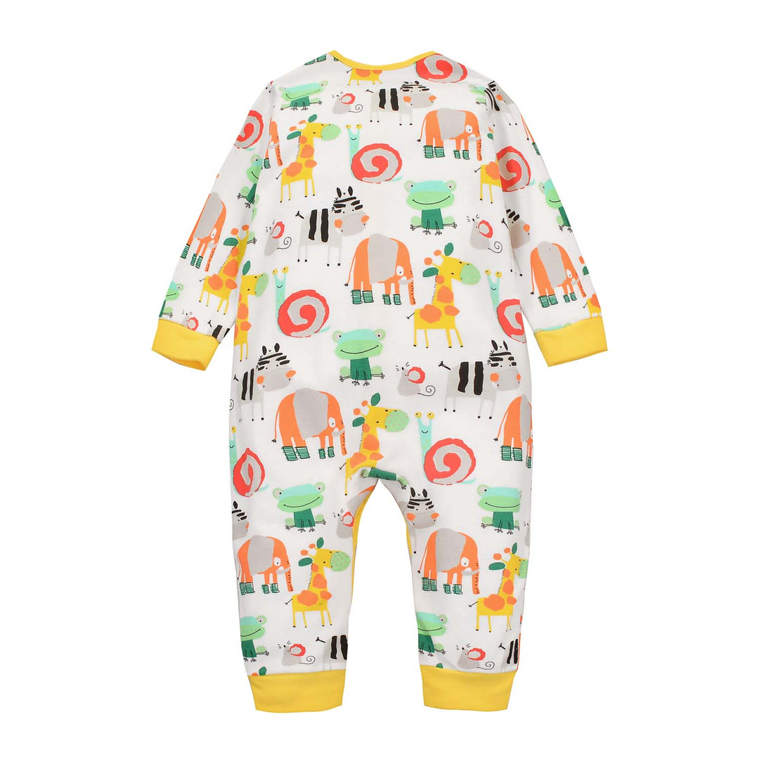 Baby Sleepsuit Snail Frog Elephant Giraffe Jumpsuit All In One - quixoticmuses