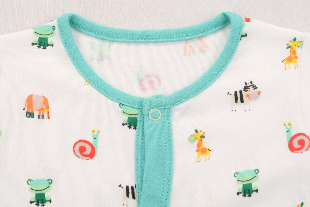 Baby Sleepsuit Snail Frog Elephant Jumpsuit All In One - quixoticmuses