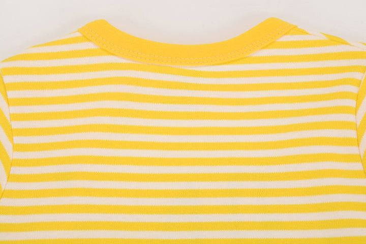 Baby Yellow Stripes Bee Jumpsuit All In One - quixoticmuses