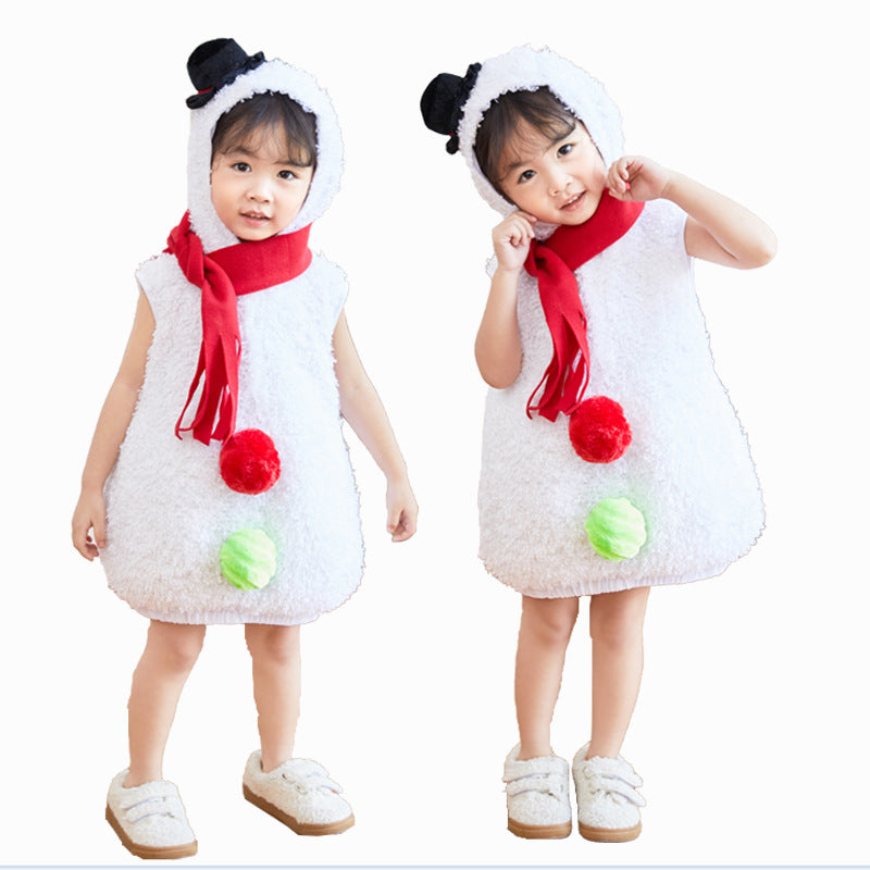 Baby Kids Christmas Outfit Snowman Costume - quixoticmuses