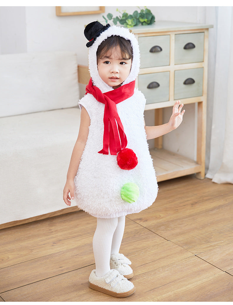 Baby Kids Christmas Outfit Snowman Costume - quixoticmuses