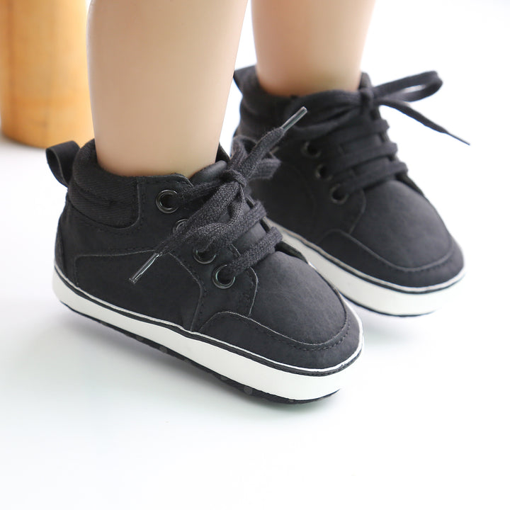 Baby Boy PU Leather Sneakers - 0912 - quixoticmuses