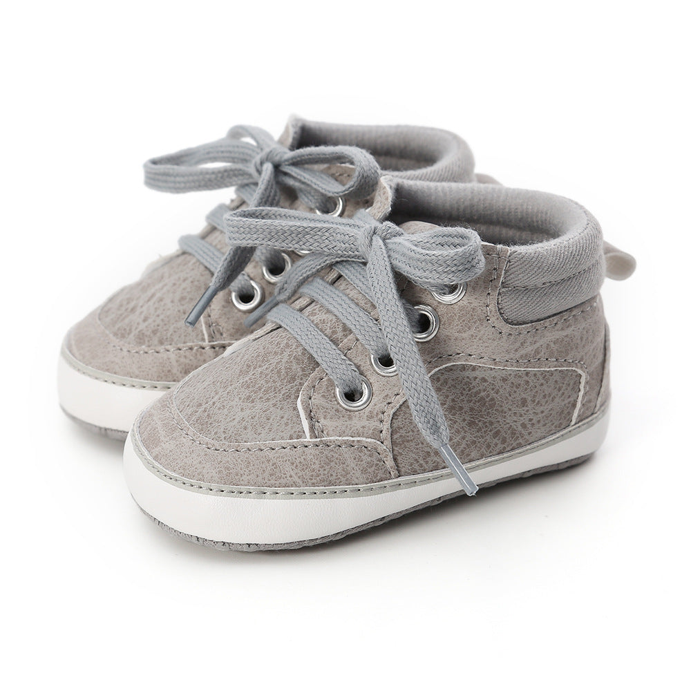 Baby Boy PU Leather Sneakers - 0912 - quixoticmuses