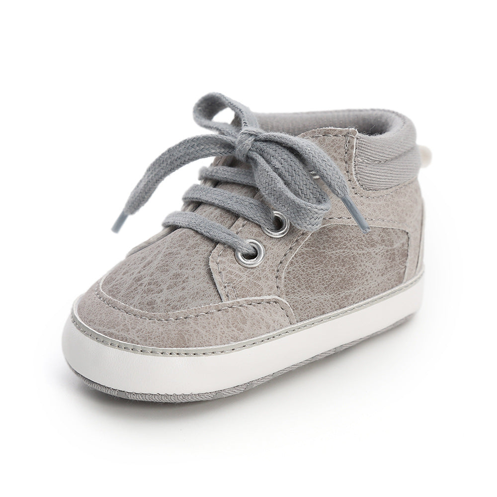 Baby Boy PU Leather Sneakers - 0912 - quixoticmuses