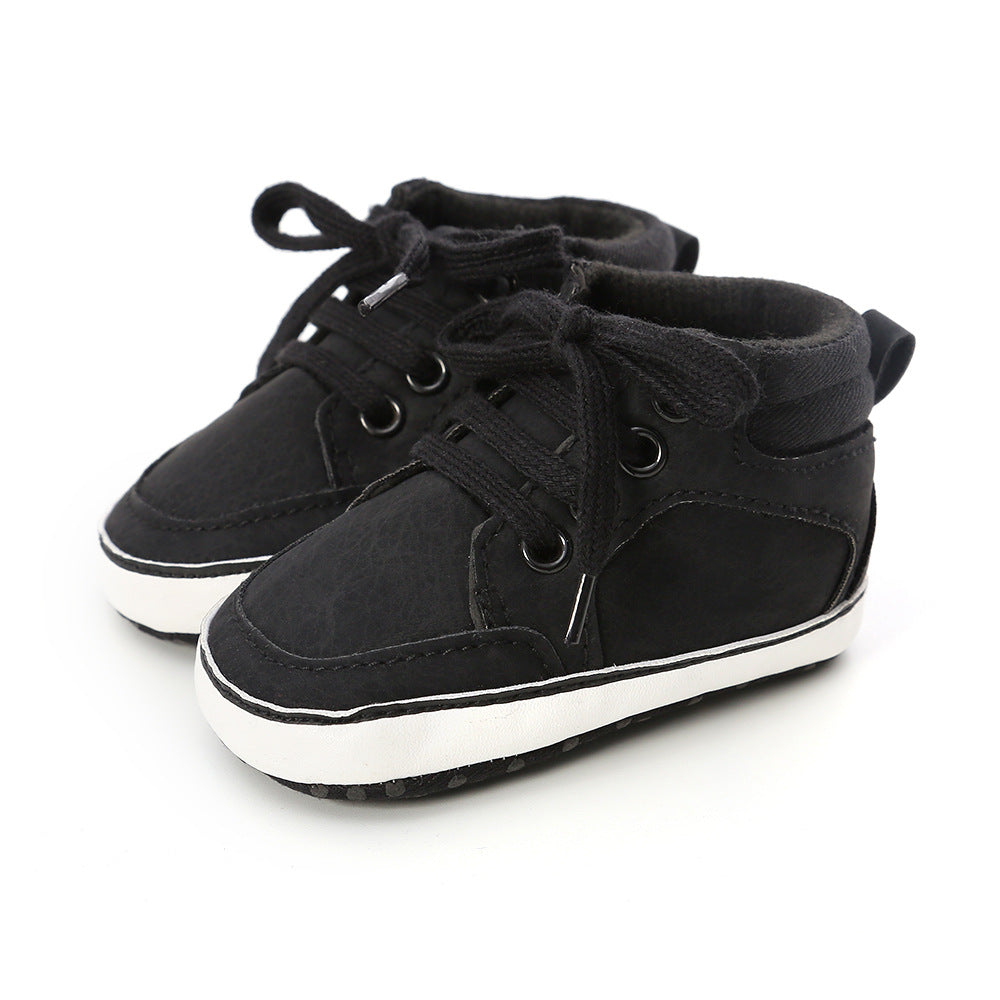 Baby Boy PU Leather Sneakers - 0912 - quixoticmuses