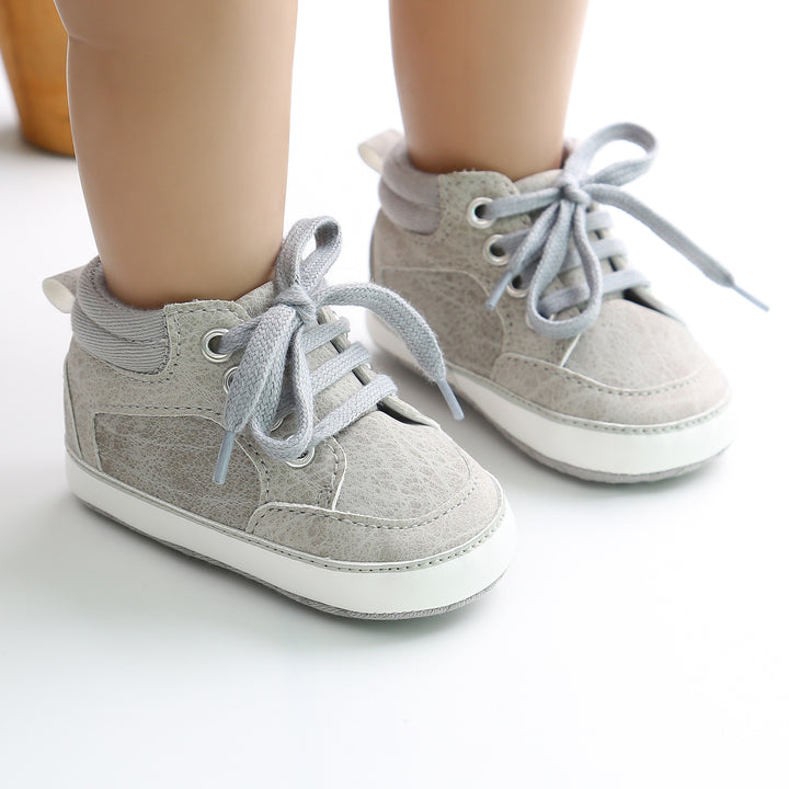 Baby Boy PU Leather Sneakers - 0912 - quixoticmuses