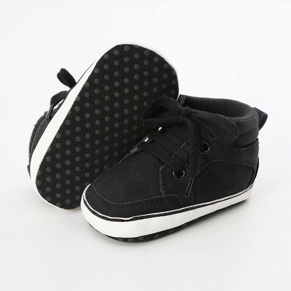 Baby Boy PU Leather Sneakers - 0912 - quixoticmuses