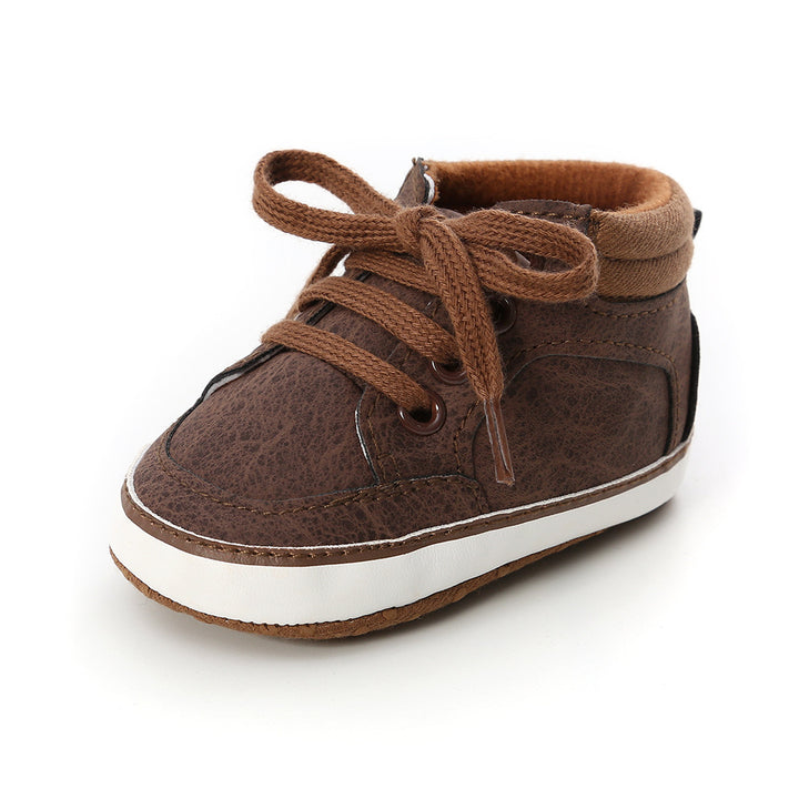 Baby Boy PU Leather Sneakers - 0912 - quixoticmuses