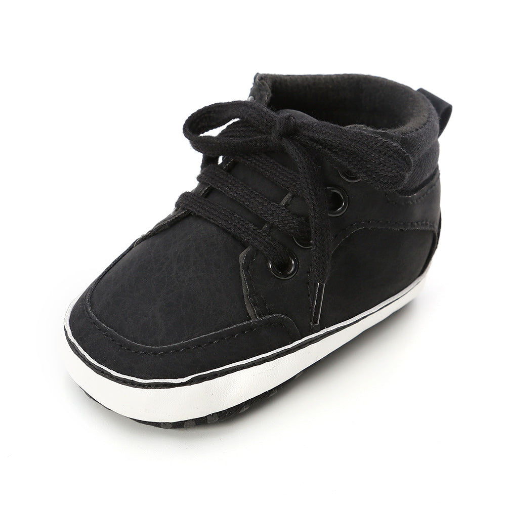 Baby Boy PU Leather Sneakers - 0912 - quixoticmuses