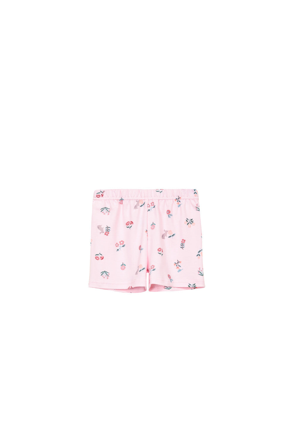 Baby Girl Ruffled Trim Floral Printed Top n Shorts Set - quixoticmuses