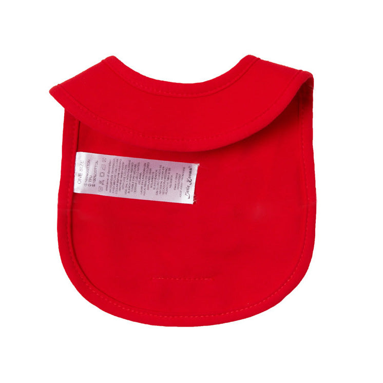 Chinese New Year Red Waterproof Bibs Dancing Lion Little Fish Designs Limited Edition For CNY Bibs - quixoticmuses