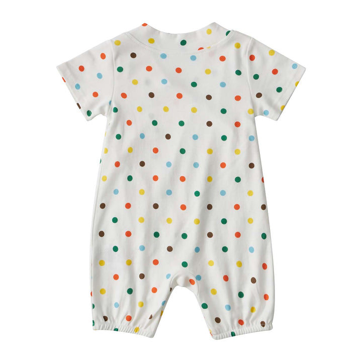 Baby Kimono Romper Colorful Polka Dots - quixoticmuses