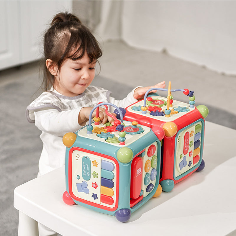 Babycare Baby Activity Box - 6 Sides Multi-Functional Early Educational Toy - quixoticmuses